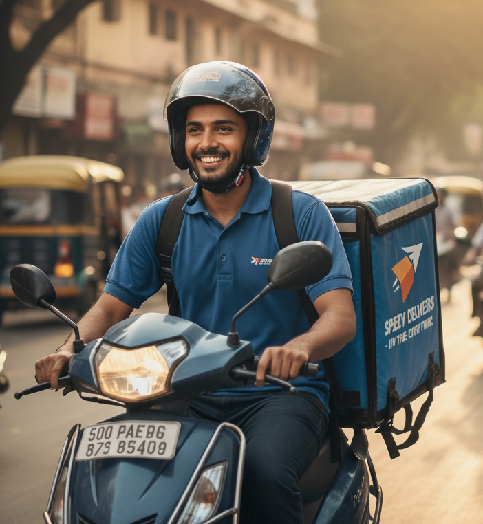 Delivery partner on the way